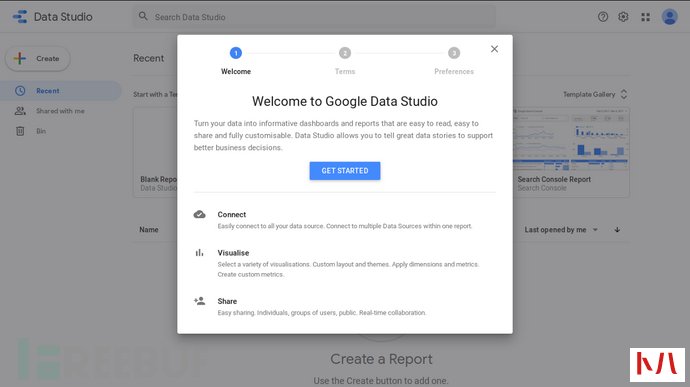 劫持Google Data Studio的共享报告链接