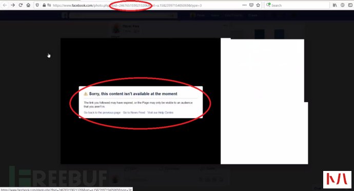利用系列视频创建功能删除任意Facebook平台图片（$10,000）