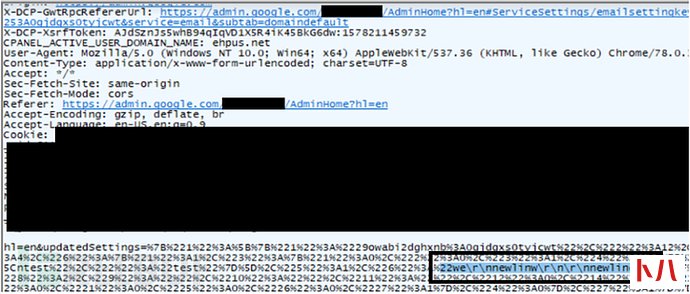 Gsuite邮件发送功能中的SMTP注入漏洞分析