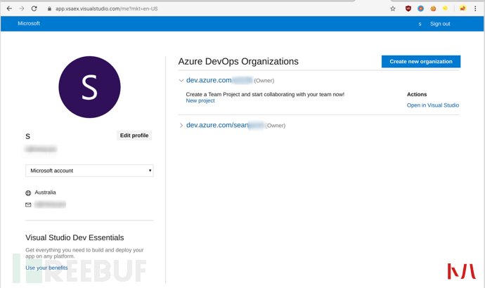 通过域名劫持实现Azure DevOps账户劫持