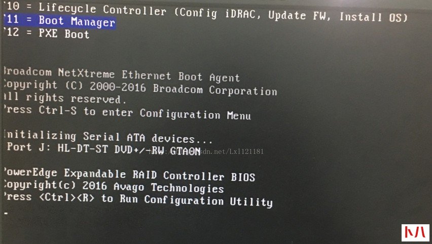 e-直接从boot manage r